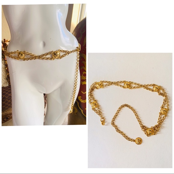 Units Accessories - Vintage Gold Chain Link Belt MEX Units